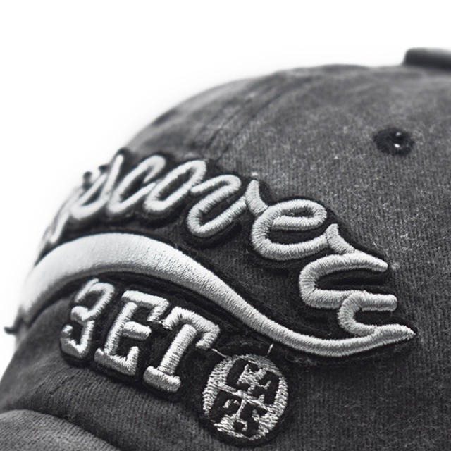 Embroidery letters vintage baseball cap