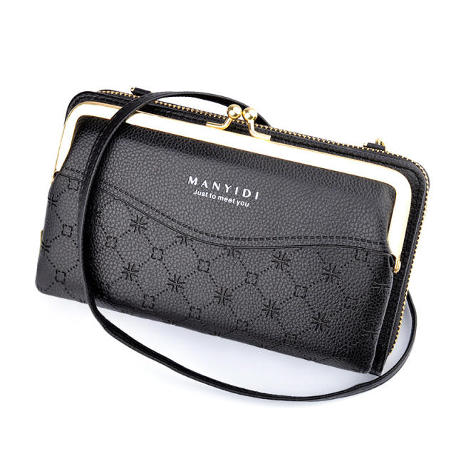 Fashion mini leather zipper purse