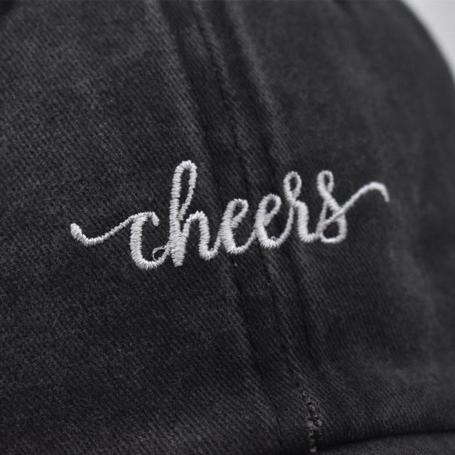 New letter cheesss embroidered cotton baseball cap