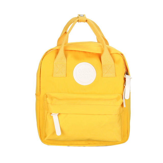 Sweet color canvas backpack