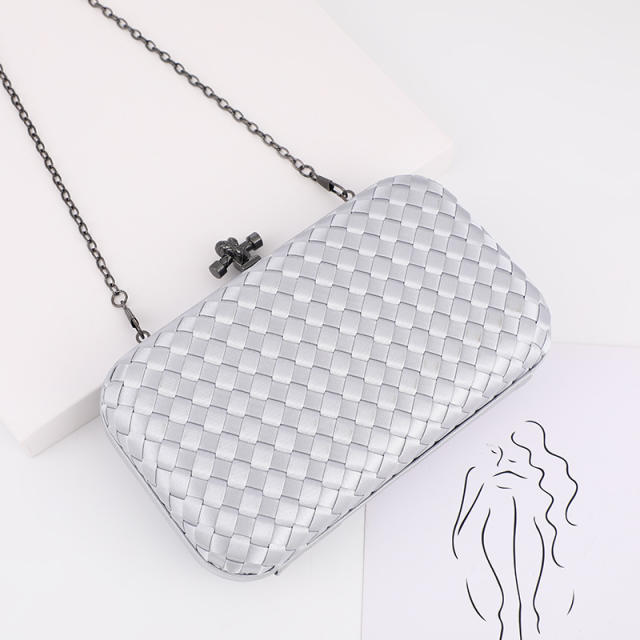 Women braid clutch