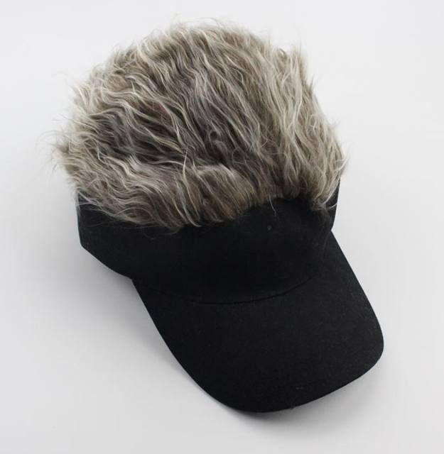 Hot sale wig baseball cap for men and women