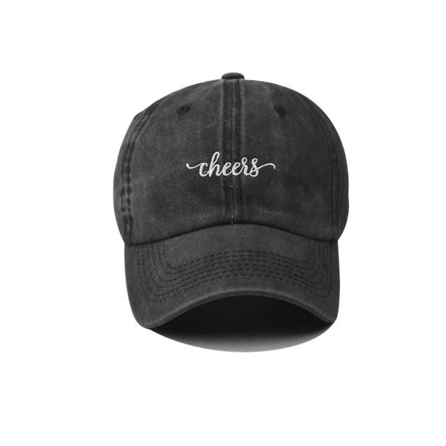 New letter cheesss embroidered cotton baseball cap
