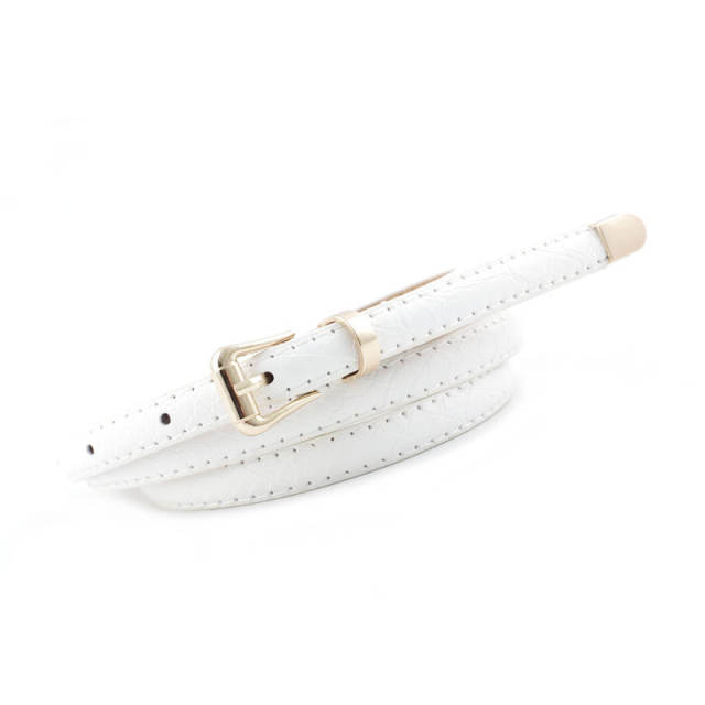 Popular women's snake pattern skinny knot belts