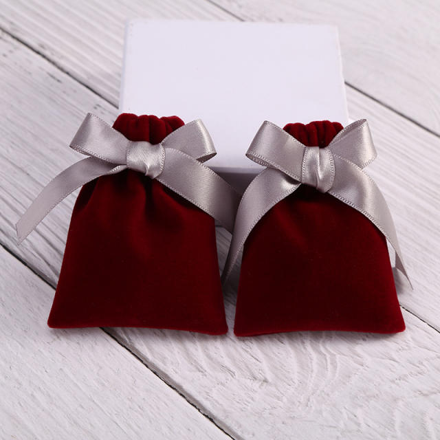 Thick flannel jewelry bag