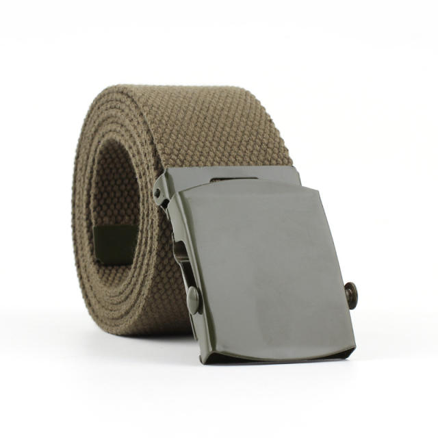 Colored canvas belts