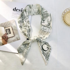 Inital letter skinny neckerchief