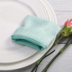 Green color flannel pouch pocket gift bag