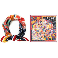 53cm silk square scarves for lady