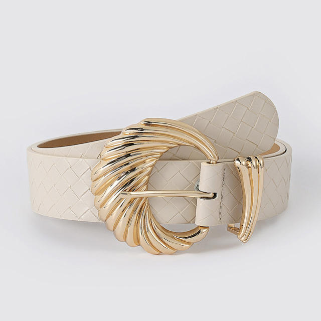 Korean fashion shell shape buckle belt