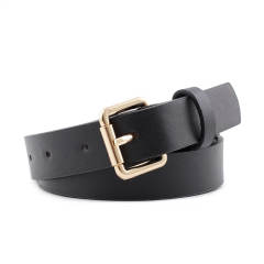 Snake pattern vintage thin buckle belts