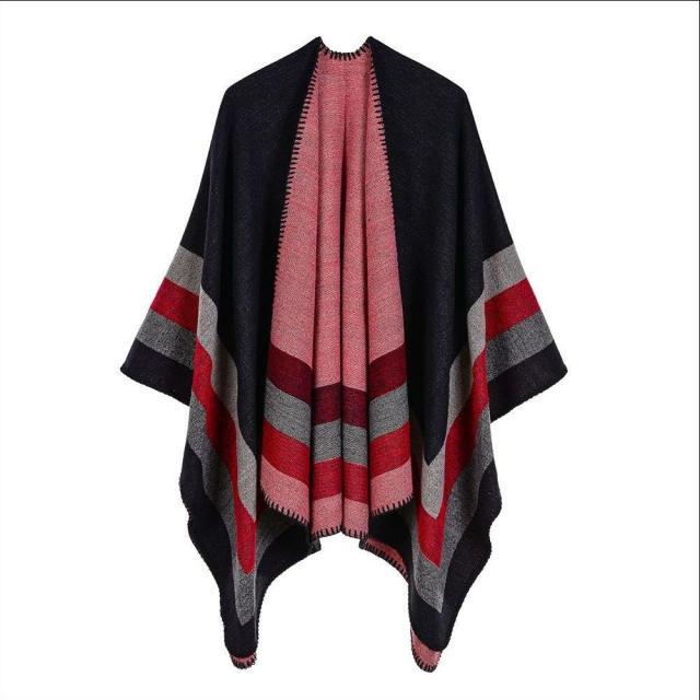 Striped amazon hot sale warm shawl
