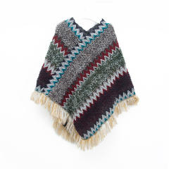 National design corchet shawl scarf for women