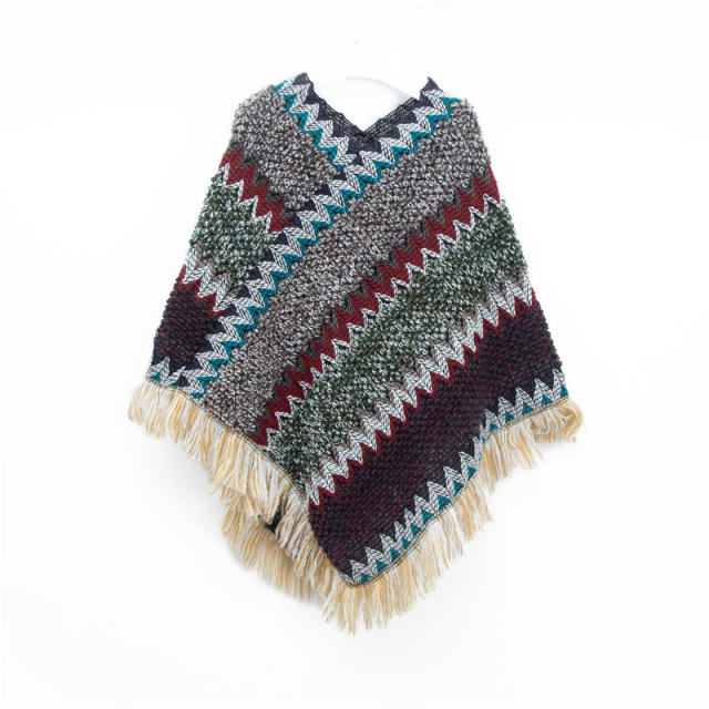 National design corchet shawl scarf for women