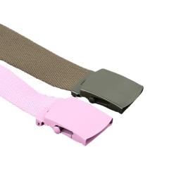 Colored canvas belts