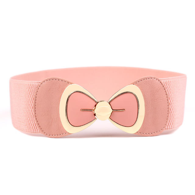 Easy match dress bow belt