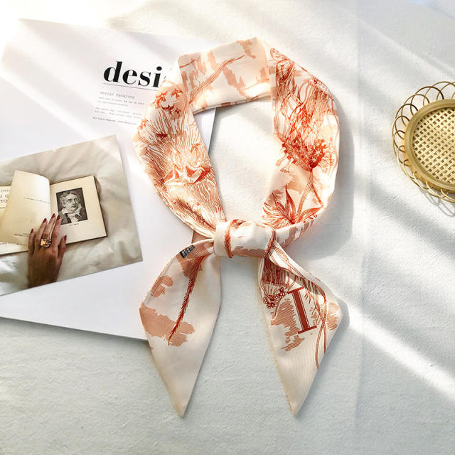 Inital letter skinny neckerchief