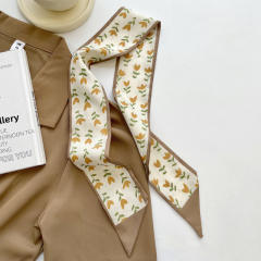 Kakhi color series skinny neckerchief
