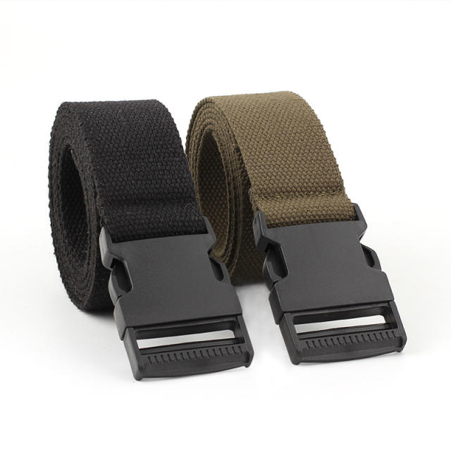 Canvas military belt