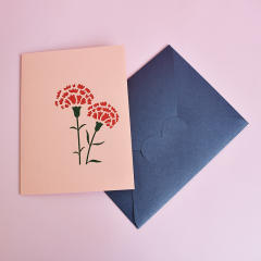 3D Mother's Day greeting card