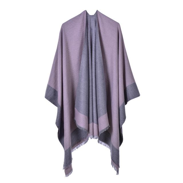 Winter autumn warm shawl for women