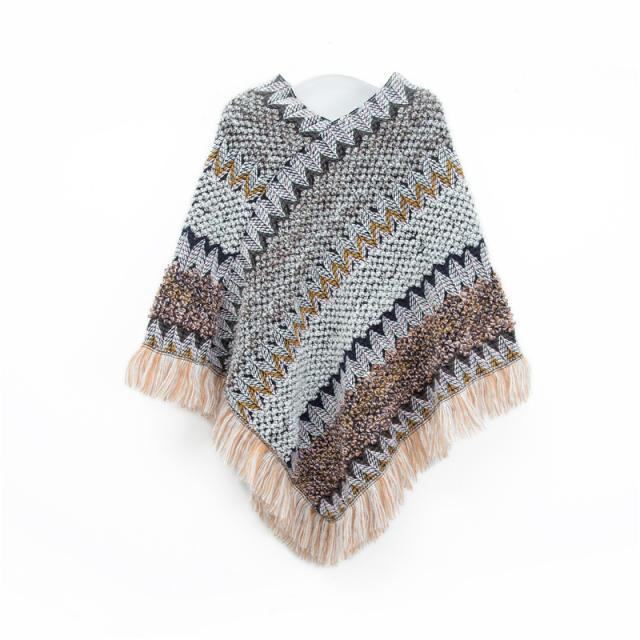 National design corchet shawl scarf for women