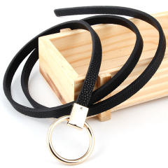 New design thin skinny knot belt