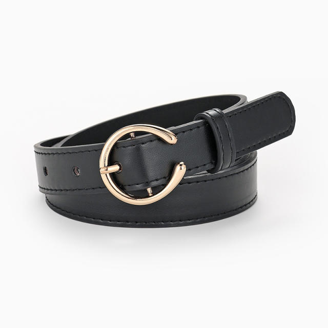 INS concise korean C shape buckle belt