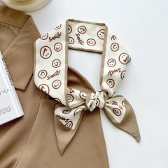 Kakhi color series skinny neckerchief