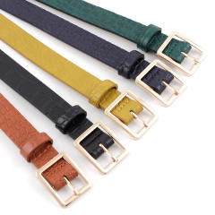 New crocodile pattern buckle belt