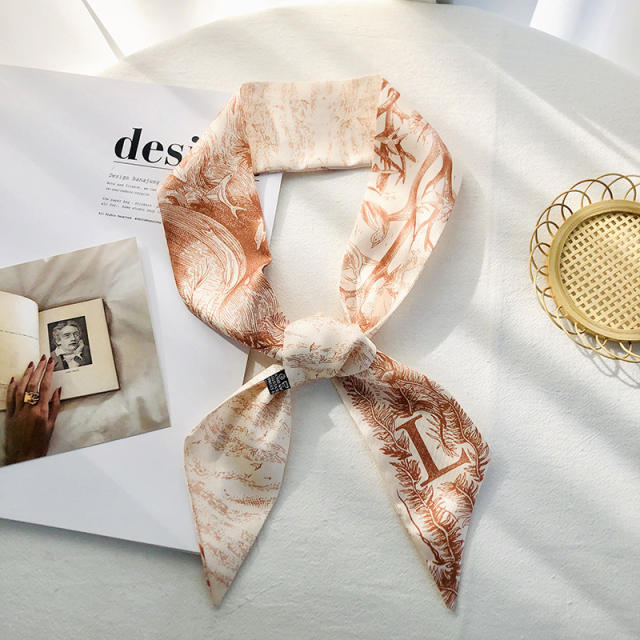 Inital letter skinny neckerchief
