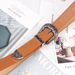 Vintage horseshoe bucklet belt