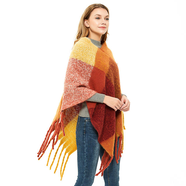 Occident fashion winter shawl scarf