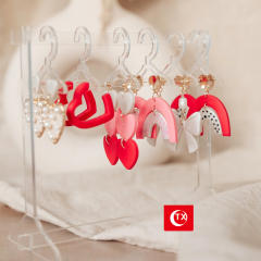 INS creative clear earring display