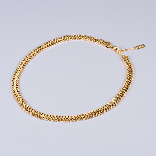 18KG stainless steel chain choker necklace/bracelet