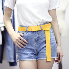 Colored canvas belts
