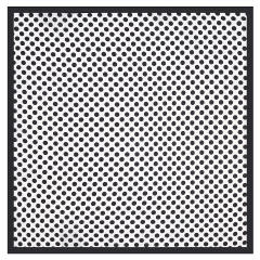 55cm polka dots square scarf