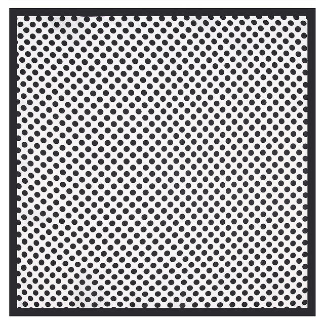 55cm polka dots square scarf