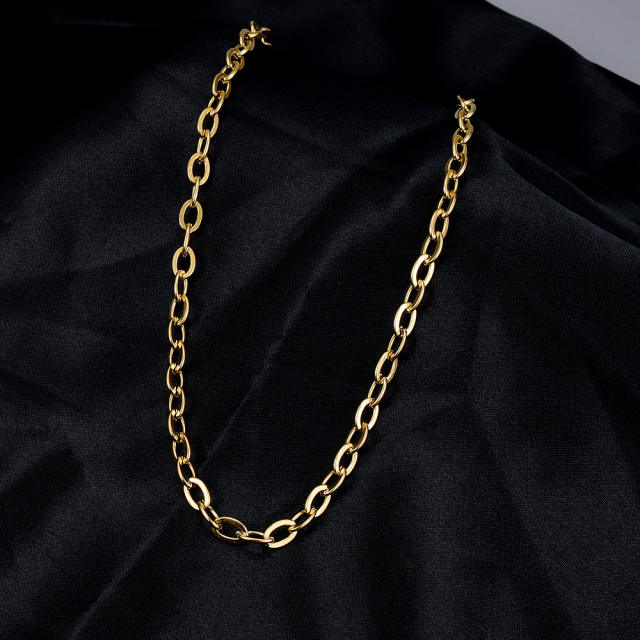 18KG stainless steel chain necklace choker