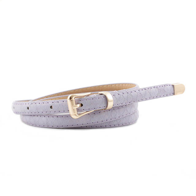 Popular women's snake pattern skinny knot belts