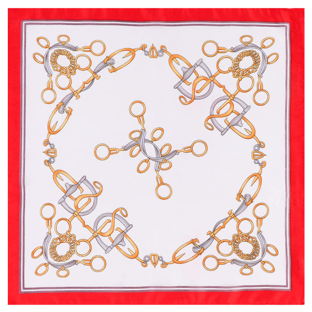 53cm classic ins satin square scarves