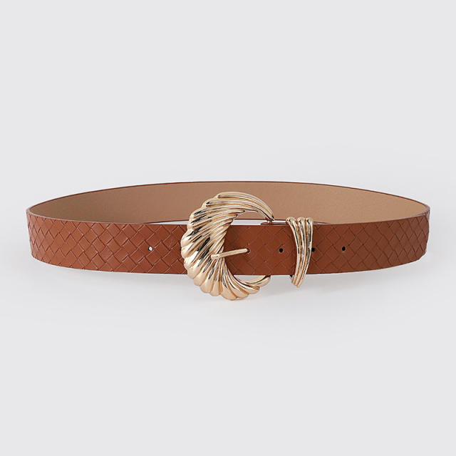 Korean fashion shell shape buckle belt