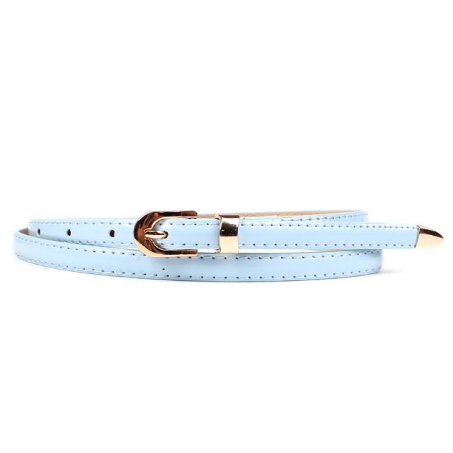 Hot sale colored skinny knot belt