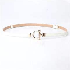 Adjustable thin cinch belt for women
