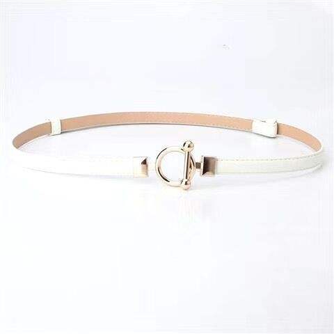 Adjustable thin cinch belt for women