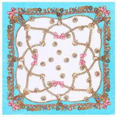 53cm Korean fashion patterned square scarves