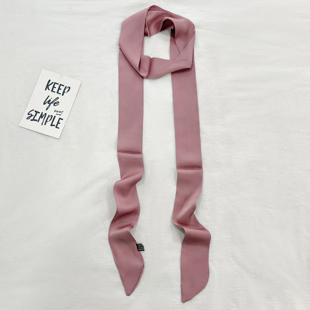 200cm super long plain color skinny neckerchief