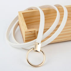 New design thin skinny knot belt