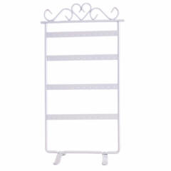 Metal feeling 4 color 48 hole earring display stand