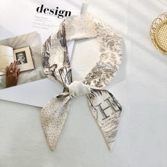 Inital letter skinny neckerchief